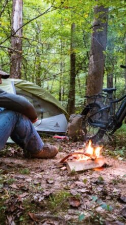 Planlæg selv E-Biketur m. telt - 4 dage med telt