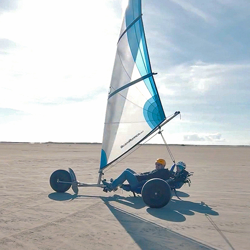 Strandsurfing på Rømø - 1 voksen med 1 barn